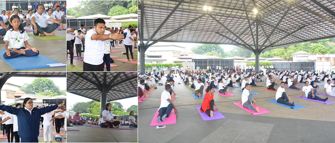  Celebration of 9th International Day of Yoga at Sahas Uyana, Kandy (21 June, 2023)