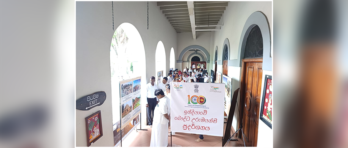  Exhibition on India’s Buddhist heritage at World Buddhist Museum in Sri Dalada Maligawa (03 July 2023)